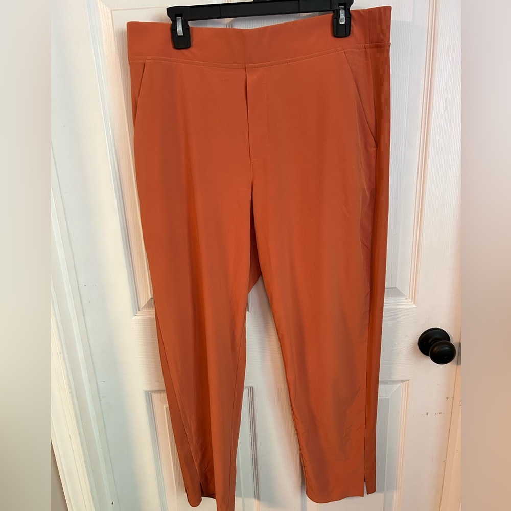 Athleta Brooklyn Ankle Pants Women’s Size 14 Burnt Orange